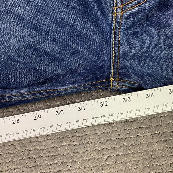 Levi's 527 Slim Bootcut Jeans Men's 40 x 32 Blue Cotton Boot Cut - Picture 16 of 16